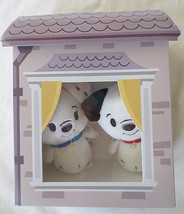 Hallmark Itty Bittys Disney 101 Dalmatians Pongo &amp; Perdita Plush Set in House - £15.92 GBP