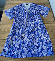 J Jason Wu NWOT Women’s Knit printed Floral wrap dress size 3X Blue floral CS - £15.63 GBP