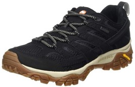 Merrell Women&#39;s Moab 2 GTX Walking Hiking Shoe Black/Gum Size 11 - $1,112.18 MXN