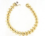 Macaroni / san marco Unisex Bracelet 10kt Yellow Gold 391179 - £567.56 GBP
