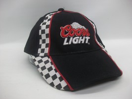 Coors Light Beer Hat Black Strapback Baseball Cap - £15.92 GBP