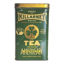 Vintage 1930&#39;s Pride Of Killarney Tea Tin Philadelphia Pa American Store... - $748.61 MXN