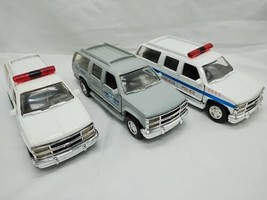 Lot Of (3) Chevrolet Suburban State Police Road Champs Diecast Cars 5&quot; - $22.76