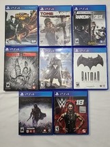 Sony PlayStation 4 PS4 Video Game Lot Of 8 Titles In Pictures - £53.16 GBP