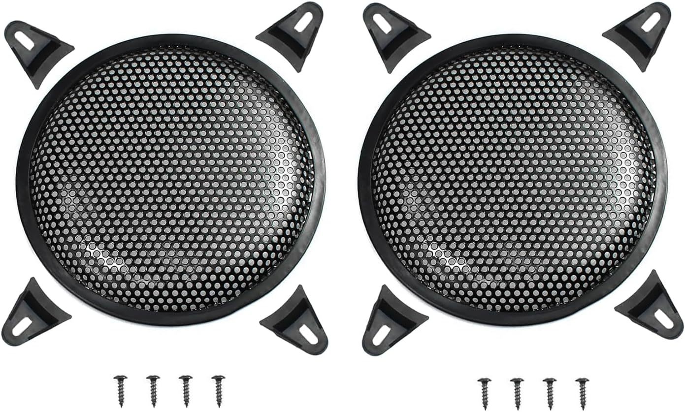 2 Pcs 10 Inch Speaker Grill Steel Mesh Round Subwoofer Grill With 4 Pcs ... - $41.94