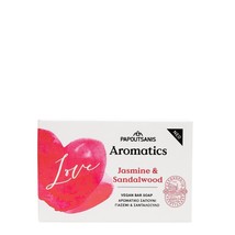 4X Papoutsanis Aromatics Jasmine And Sandalwood Greek Bar Soaps 125gr Vegan Soap - £15.26 GBP