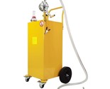 30 Gallon Gas Caddy With Wheels Fuel Fuel Diesel Oil Transfer Tank Porta... - $269.99