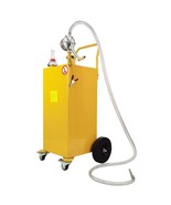 30 Gallon Gas Caddy With Wheels Fuel Fuel Diesel Oil Transfer Tank Porta... - £216.86 GBP