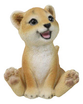 Adorable Prince of The Safari Jungle Forest African Lion Cub Figurine 4&quot;... - $587.40 MXN