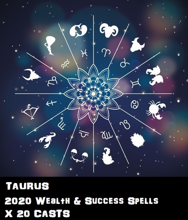 Primary image for TAURUS STAR SIGN 20 X WEALTH SPELLS CAST VOODOO PIN POINT EXACT WORK