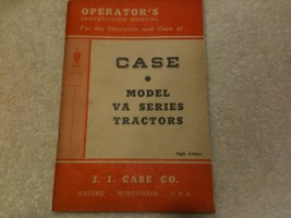 Case operators manual for the antique VA series farm tractor. Nice! - £27.52 GBP