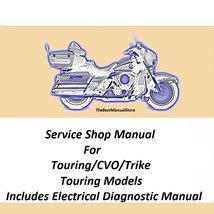 2013 Harley Davidson Electra Glide Touring/CVO/Trike Models Service Manual  - £21.86 GBP