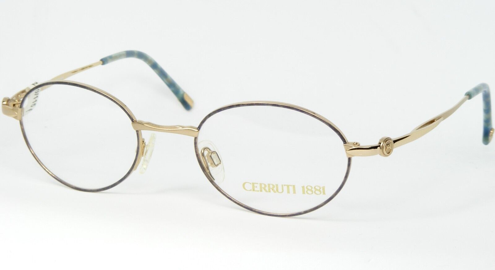 Primary image for Cerruti 1881 C 1105 Gp Oro / Blu/Verde Montatura Occhiali C1105 49-20-130mm