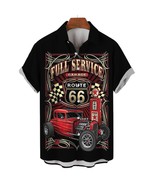 Hot Rod red Full Service garage shirt Hawaiian for men - $39.73 CAD
