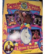 Circus Program Souvenir &#39;85 Ringling Bros Barnum Bailey Unicorn Siegfrie... - $8.99