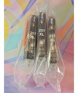 Lot of 3 EZInk 251 XL Black Ink Cartridges, New - $6.77 CAD
