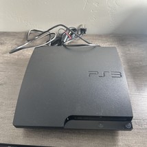 Sony PlayStation 3 PS3 Slim CECH-3001B 320GB Console only– Tested – Works - $69.87