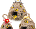 Bee Hive Decor Honey Bee Tiered Tray Decor 3 Pieces Spring Bee Decoratio... - $35.96