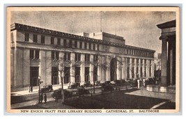 Pratt Free Library Building Baltimore Marylaand MD UNP DB Postcard Z10 - £4.60 GBP