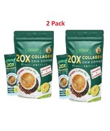 FITGUM 20X Collagen Chia Coffee 11 in 1 Coffee Mix (2 Pack) USA Seller - $33.61