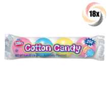 18x Packs Dubble Bubble Cotton Candy Flavor Gum Balls | 3 Gumballs Each | .64oz - £10.15 GBP