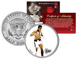 Muhammad Ali &quot;Full Pose&quot; JFK  Kennedy Half Dollar US Coin *Officially Li... - $8.56