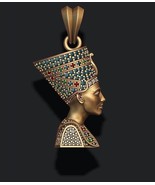 Nefertiti Necklaces Nefertiti Pendant Queen Nefertiti  - £408.90 GBP