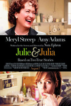 JULIE &amp; JULIA  27X40 ORIGINAL DOUBLE SIDED  MOVIE POSTER  ONE SHEET   FINE - $8.00