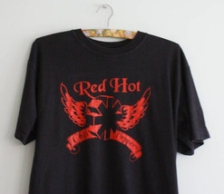 Rare Red Hot Chilli Peppers European Tour T-shirt, Rock Band T-shirt, Unisex Vin - £43.26 GBP