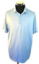 Pebble Beach Golf Shirt Men&#39;s Size X- Large Blue Dry Luxe Casual Activewear - £7.91 GBP