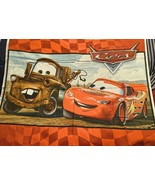 Disney Pixar Cars 42X33 Inch Fabric Quilt Top Coverings Sewing Crafts  - €12,74 EUR