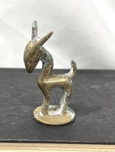 VINTAGE Modernist Hagenauer Style Bambi Deer Brass Figurine Mid Century - $59.84