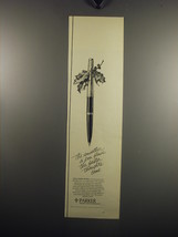 1972 Parker 45 Pen Ad - The smoother a pen flows, the faster thoughts come - £14.54 GBP