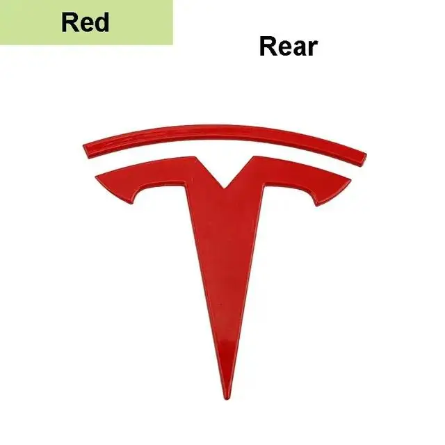 ABS Car Front Hood Bonnet Emblem Cover Sticker for Tesla Logo Model 3 Mode S Mod - £22.31 GBP
