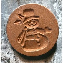 Rycraft Snowman Cookie Stamp Christmas Terra Cotta Press - £7.86 GBP