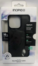 NEW Incipio Optum BLACK OYSTER/BLUE Protective Phone Case for iPhone 13 Pro - £10.24 GBP