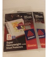 Avery 74129 15 Count Super Heavyweight Sheet Protectors 5.0 Mils 2 Packs - $29.99