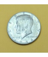 1966 D  Kennedy Half Dollar 40% Silver Coin - €5,16 EUR