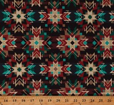 Cotton Southwestern Tribal Brown Chenoa Argyle Fabric Print by the Yard D366.49 - £10.23 GBP