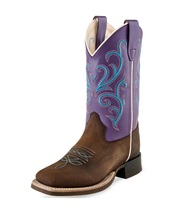 Old West Girls Western Boots - Square Toe - £45.39 GBP