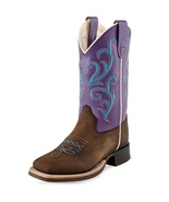 Old West Girls Western Square Toe Boots - £48.69 GBP