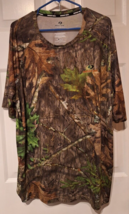 Mossy Oak Obsession Camo T Shirt Mens  NWTF Turkey Hunting Short Sleeve Sz 2XL - £12.36 GBP