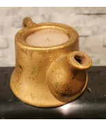 Charming Weeping Gold Style Tea Pot Candle - $7.82