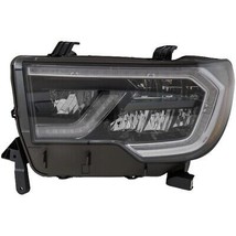 Headlight For 2018-2022 Toyota Sequoia Left Driver Side LED Clear Lens With Bulb - £558.07 GBP