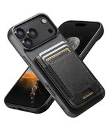 Generic Case for iPhone 16 (Color: Oil-Wax Grain Black) Leather Wallet M... - $84.07 CAD