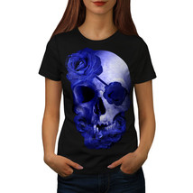 Biker Skeleton Rock Skull Shirt Soul Glow Women T-shirt - £10.35 GBP