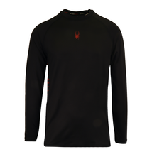 Spyder Men&#39;s T-Shirt Black UPF30+ Rash Guard L/S (S01B) - £15.09 GBP