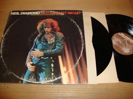 Neil Diamond - Hot August Night - Double LP Record   VG G+ G - £4.71 GBP