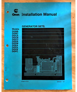 Cummins Onan Generator Set Installation Manual  DG Models 1-97 - $29.95