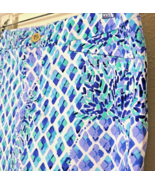 Lilly Pulitzer Kelly Skinny Ankle Pants Size M Resort White Pineapple St... - $479.60 MXN